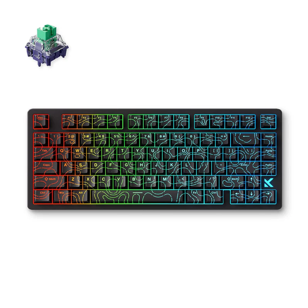Игровая магнитная клавиатура MCHOSE Jet 75 / Hall Effect / Magnetic Kailh Magnetic God Switch / Black - изображение 2