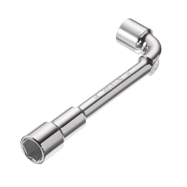 Ключ торцевий з отвором, L-подібний, 21 мм INTERTOOL HT-1621 - Фото 3 Ключ торцевий з отвором, L-подібний, 21 мм INTERTOOL HT-1621 - зображення 3