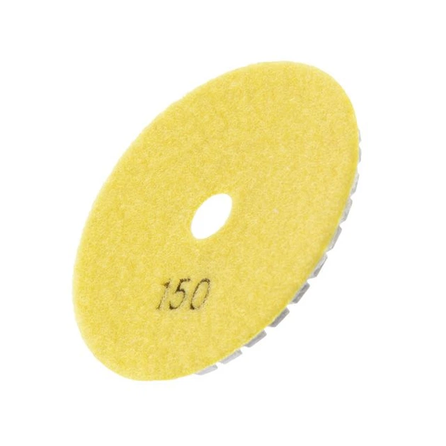 Круг алмазный шлифовальный гибкий на липучке 100 мм P150 INTERTOOL BT-0909 - изображение 3