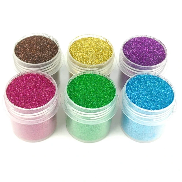 Набір гліттера для біо-тату «№1 Великий» glitter-set-big-6x-2, 6 кольорів по 12 мл - Фото 1 Набір гліттера для біо-тату «№1 Великий» glitter-set-big-6x-2, 6 кольорів по 12 мл - изображение 1