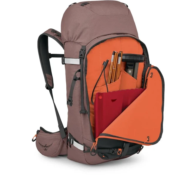 Рюкзак туристический Osprey Sopris 45 magma brown/raven black Uni (100083611) - Фото 2 Рюкзак туристический Osprey Sopris 45 magma brown/raven black Uni (100083611) - изображение 2