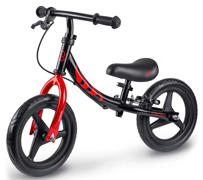 Rowerek biegowy Ricokids Fun Adventure Czarny (5903890630348) - obraz 1