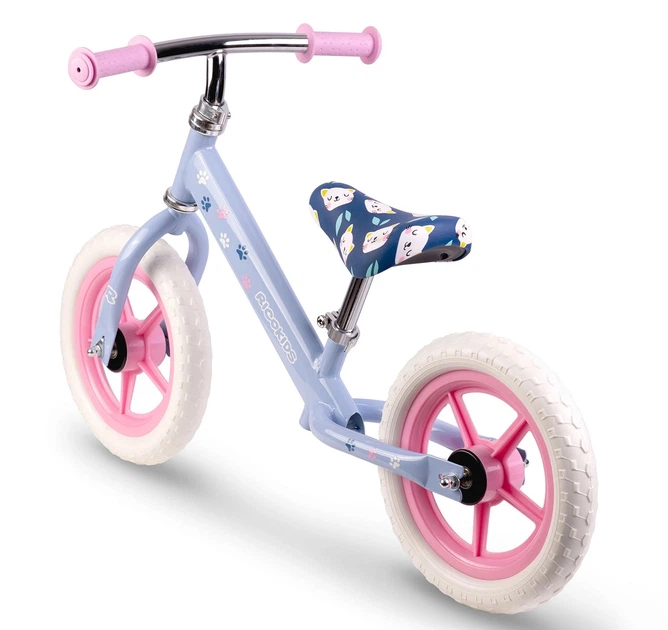 Rowerek biegowy Ricokids Kotek Fioletowy RK-607 (5903890630270) - obraz 2