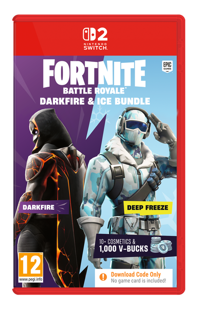 Gra Nintendo Switch 2 Fortnite – Darkfire & Ice Bundle (Zestaw Płomień Mroku i Lód) (Klucz elektroniczny) (5056635618313) - obraz 1
