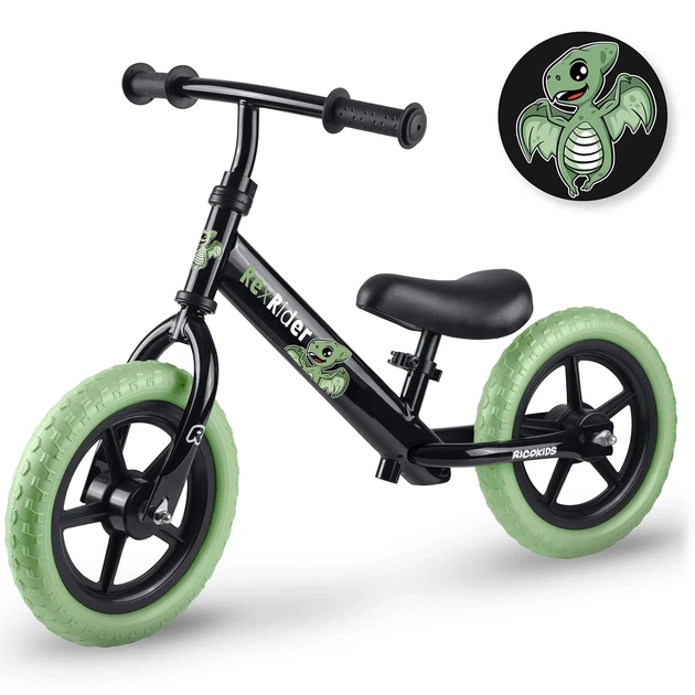 Rowerek biegowy Ricokids Zielony RK-607 (5903890630294) - obraz 3