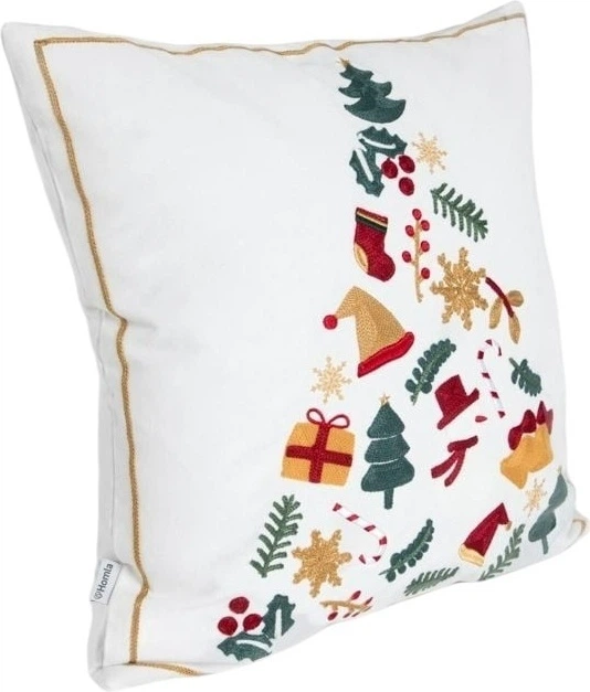 Наволочка Homla Antares з вишитою ялинкою 45 x 45 см (5906496709173) - зображення 2