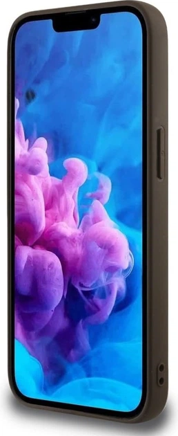 Панель Guess 4G Flowers Print with MagSafe для Apple iPhone 16e Brown (GUHMPSE4P4ROPEMCW) - зображення 5