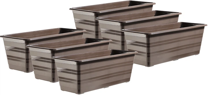 Балконний квітковий горщик Kadax Catí K10184 6 шт - зображення 1