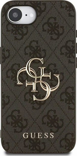 Панель Guess 4G Big Metal Logo для Apple iPhone 16e Black (GUHCPSE44GMGGR) - зображення 2