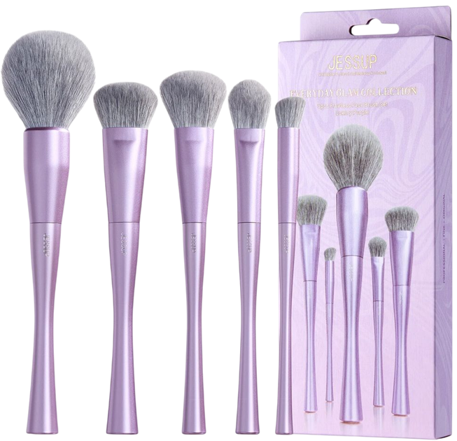 Zestaw pędzli do makijażu Jessup Everyday Glam Collection T514 5 szt (6976074375143) - obraz 1