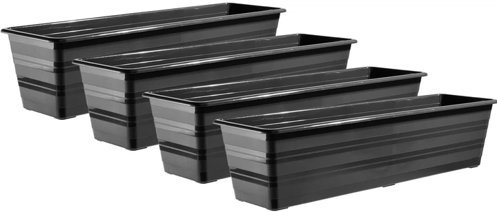 Балконний квітковий горщик Kadax Catí K10192 4 шт - зображення 1