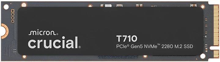 Dysk SSD Crucial T710 2 TB M.2 2280 NVMe PCIe 5.0 x4 TLC 3D NAND with heatsink (CT2000T710SSD5) - obraz 3
