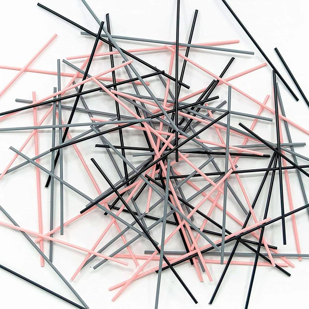 Набір стрижнів для 3D-ручки 3Doodler Start Мікс 75 шт чорний рожевий сірий - зображення 3