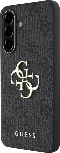 Etui plecki Guess Big 4G Logo Classic Logo do Samsung Galaxy A36 Black (GUHCSA364GMGGR) - obraz 3