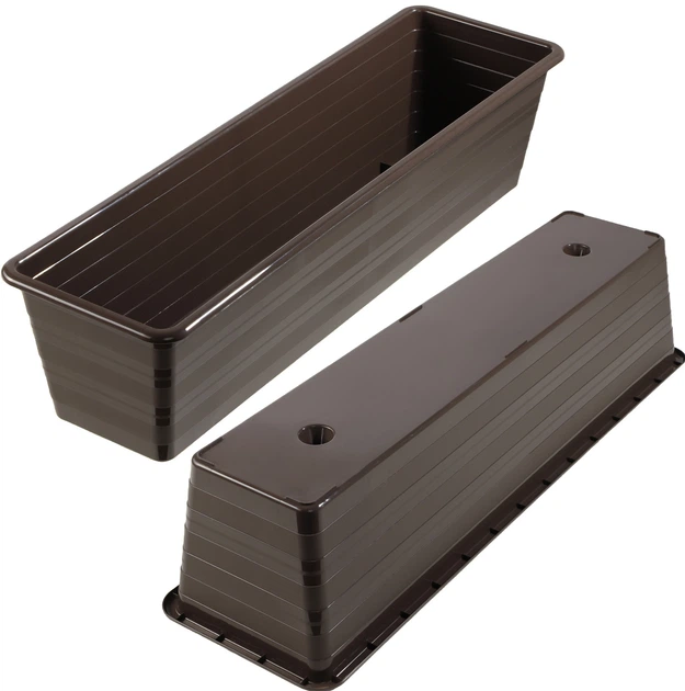 Балконний квітковий горщик Kadax Catí K10185 3 шт - зображення 2