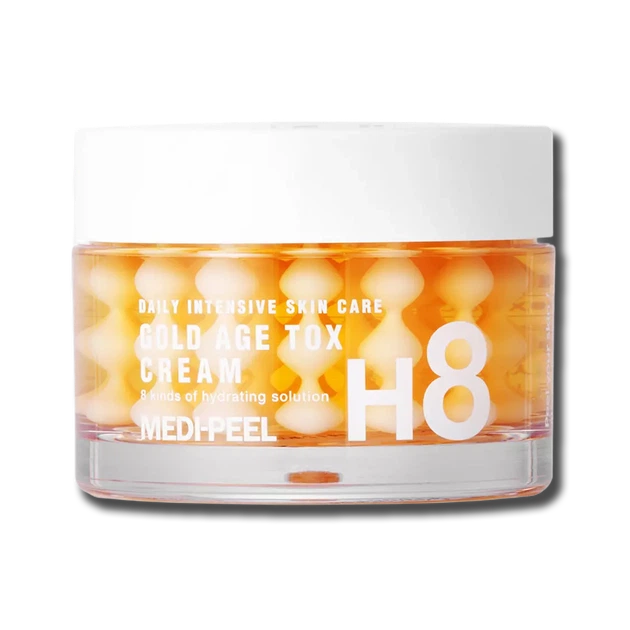 Антивіковий крем з пептидами та колагеном Medi-peel Gold Age Tox H8 Cream, 50 ml - Фото 1 Антивіковий крем з пептидами та колагеном Medi-peel Gold Age Tox H8 Cream, 50 ml - зображення 1