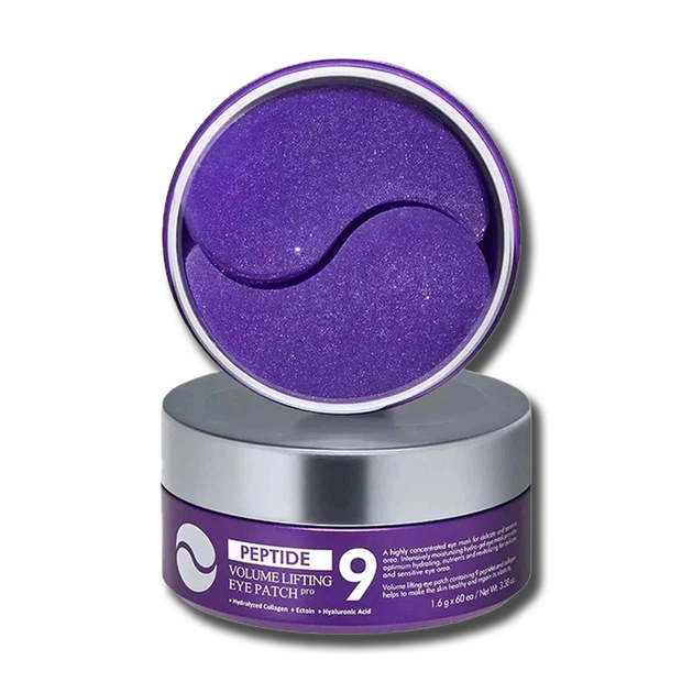 Ліфтинг гідрогелеві патчі з пептидним комплексом Medipeel Peptide 9 Volume Lifting Eye Patch Pro,60шт - Фото 1 Ліфтинг гідрогелеві патчі з пептидним комплексом Medipeel Peptide 9 Volume Lifting Eye Patch Pro,60шт - зображення 1