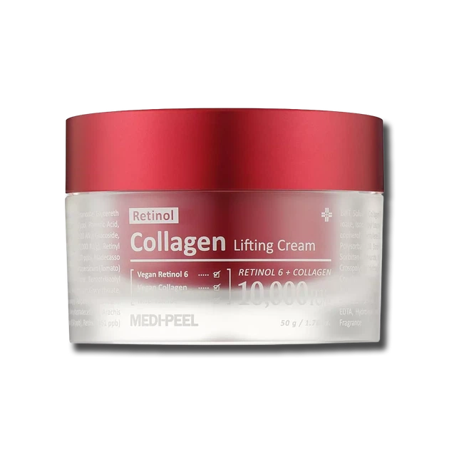 Підвійний ліфтинг-крем з ретинолом та колагеном Medipeel Retinol Collagen Lifting Cream - Фото 1 Підвійний ліфтинг-крем з ретинолом та колагеном Medipeel Retinol Collagen Lifting Cream - зображення 1