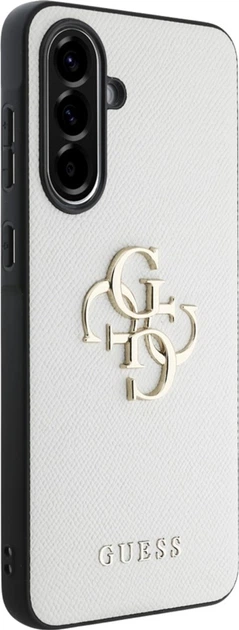 Панель Guess Grained Big 4G Logo Small Classic Logo для Samsung Galaxy A56 Beige (GUHCSA56PGT4MBE) - зображення 4