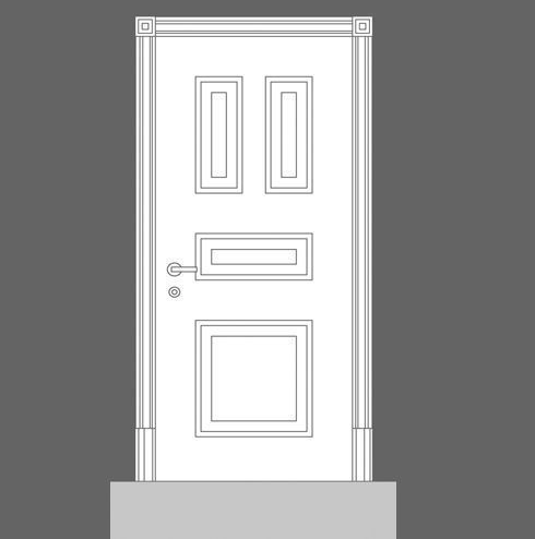 Дверна панель Orac Decor D504 - зображення 2