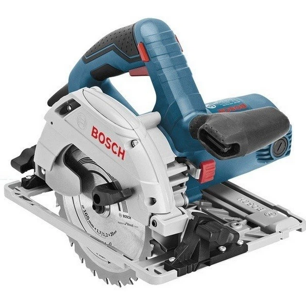 Pilarka tarczowa Bosch Professional GKS 55+ GCE 1300 W 63 mm, tarcza Standard for Wood speed 0601682100 (3165140731034) - obraz 2
