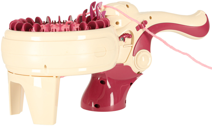 Zestaw kreatywny KIK Maszyna do dziergania z akcesoriami i 5 kolorami włóczki (5903039766006) - obraz 7