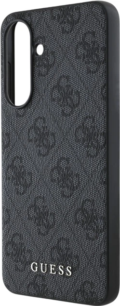 Etui plecki Guess 4G Metal Gold Logo do Samsung Galaxy A56 Black (GUHCSA56G4GFGR) - obraz 5