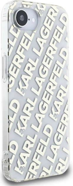 Панель Karl Lagerfeld IML Repeat Logo для Apple iPhone 16e Gold (KLHCPSE4HKFOEMD) - зображення 3