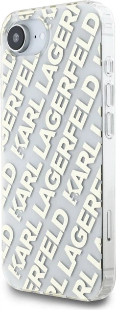 Панель Karl Lagerfeld IML Repeat Logo для Apple iPhone 16e Gold (KLHCPSE4HKFOEMD) - зображення 4