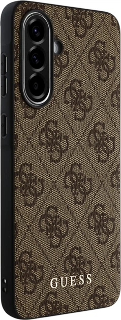 Панель Guess 4G Metal Gold Logo для Samsung Galaxy A36 Brown (GUHCSA36G4GFBR) - зображення 3