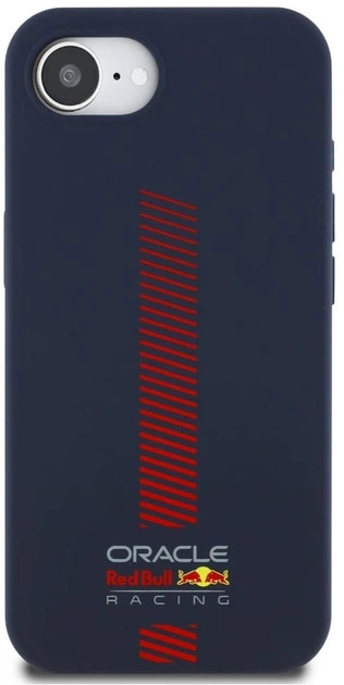 Панель Red Bull Silicone Powerbar with MagSafe для Apple iPhone 16e Navy (RBHMPSE424SIVGSV) - зображення 2