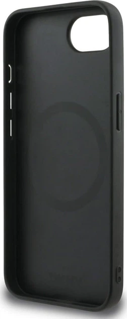 Панель DKNY Leather Checkered Mono Pattern with MagSafe для Apple iPhone 16e Black (GSM192631) - зображення 7