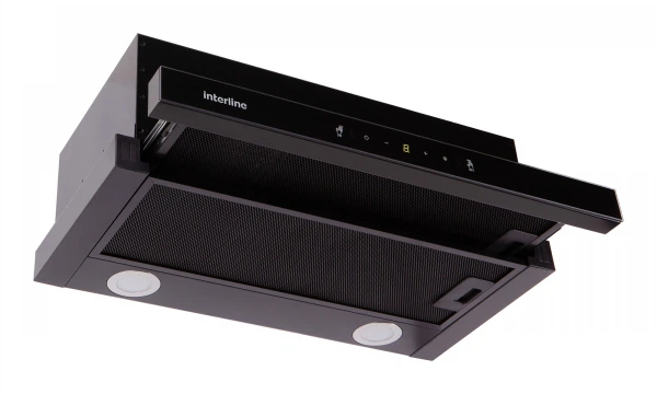 Вытяжка Interline slim ultra glass bl a/60 - изображение 5