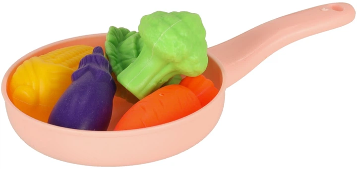 Ігровий набір KIK Кухонна мийка, овочі, фрукти для нарізання 54 елементи (5903039759008) - зображення 10