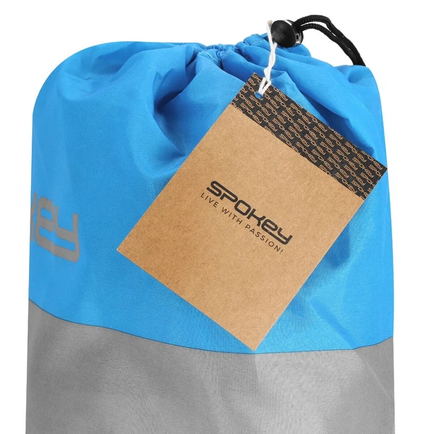 Mata samopompująca Spokey AIR MAT 941064 185 x 55 x 3 cm Szaro-niebieski (5905339410641) - obraz 7