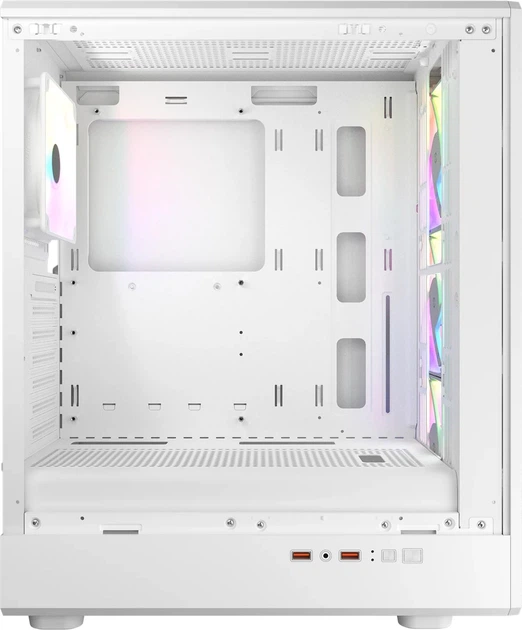 Корпус для ПК Cougar Airface Pure RGB білий ігровий Mid Tower ATX з 4 вентиляторами RGB 120 мм - зображення 8