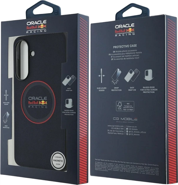 Панель Red Bull Meshed Red Ring для Samsung Galaxy A36 Pro Navy Blue (RBHCSA3624PUILVR) - зображення 7