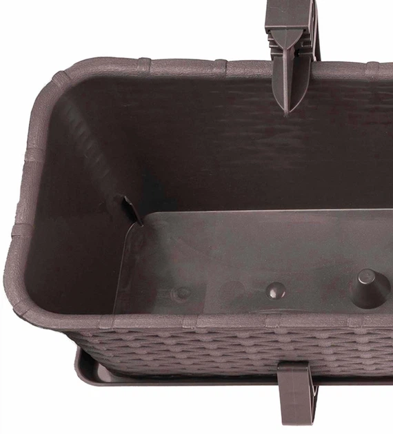 Балконний горщик з ручками Kadax Castro K8199 3 шт - зображення 3