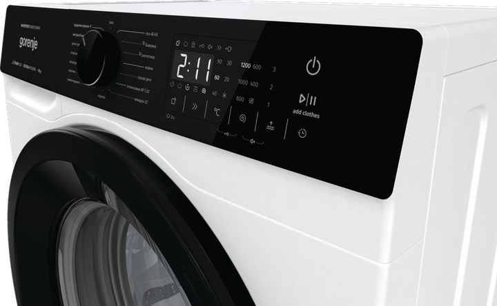 Пральна машина автоматична Gorenje WNHA62SAS/UA (7139932) - Фото 8 Пральна машина автоматична Gorenje WNHA62SAS/UA (7139932) - зображення 8