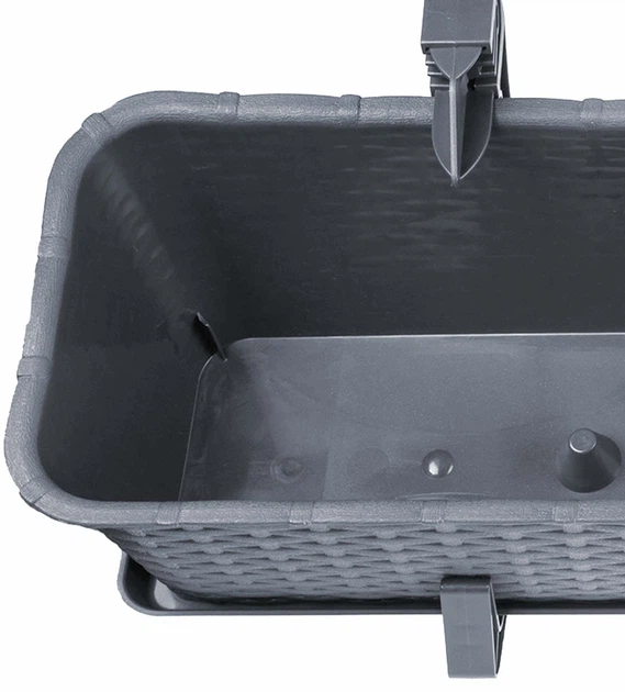 Балконний горщик з ручками Kadax Castro K8201 3 шт - зображення 2