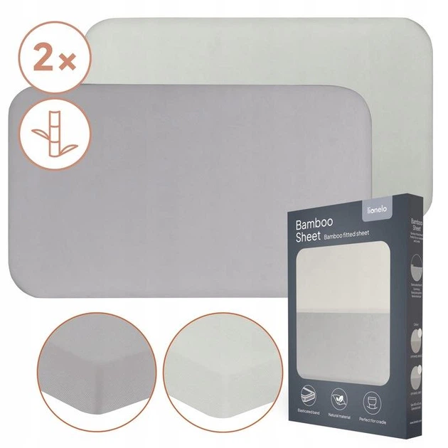 Простыня Lionelo BAMBOO SHEET OFF WHITE GREY 118x60 - Фото 4 Простыня Lionelo BAMBOO SHEET OFF WHITE GREY 118x60 - изображение 4
