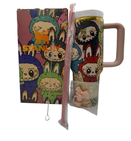 Термос термокружка Stanley Quencher H2.0 Tumbler 1,18 л из нержавеющей стали Crazy Bunny Edition KT7001946 - изображение 2