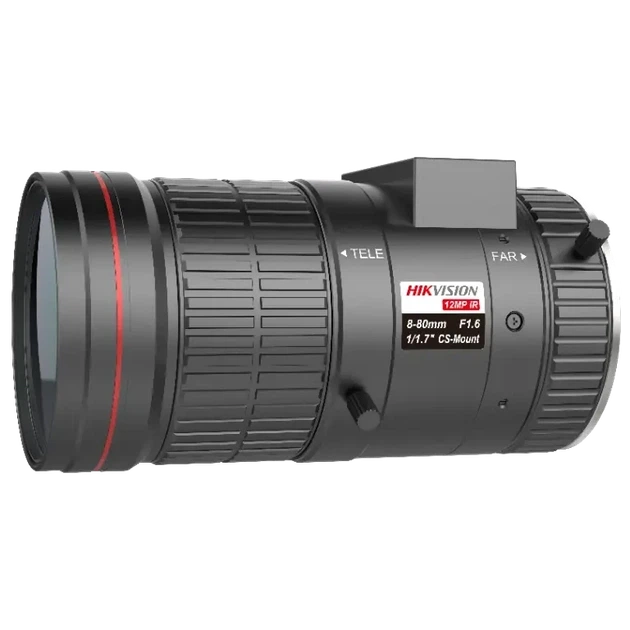 Об'єктив Hikvision HV0880D-12MPIR 12МП с автоматической диафрагмой - Фото 1 Об'єктив Hikvision HV0880D-12MPIR 12МП с автоматической диафрагмой - зображення 1