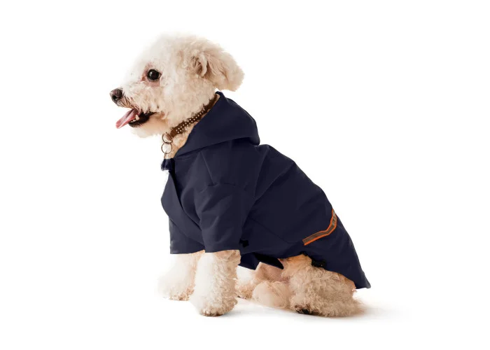 Одежда Noble Pet Moss Long Blue - дождевик для такс и корги XL (M4106/XL-Long) - Фото 3 Одежда Noble Pet Moss Long Blue - дождевик для такс и корги XL (M4106/XL-Long) - изображение 3