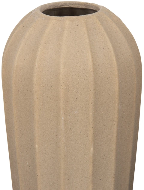 Wazon myHome Wave Beżowy 10 x 10 x 25 cm (5907078435886) - obraz 2