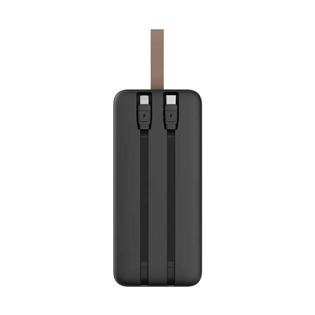 Повербанк із цифровим індикатором заряду Powerbank Lenyes 40000 mAh 22.5Вт Чорний - зображення 2