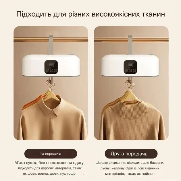 Електросушарка для білизни та одягу Shine S1187 з таймером та пультом ДУ - Фото 6 Електросушарка для білизни та одягу Shine S1187 з таймером та пультом ДУ - зображення 6