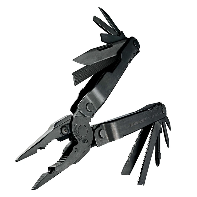 Мультиинструмент LEATHERMAN Super Tool 300 BLACK, чехол MOLLE (черн), картонная коробка - изображение 7
