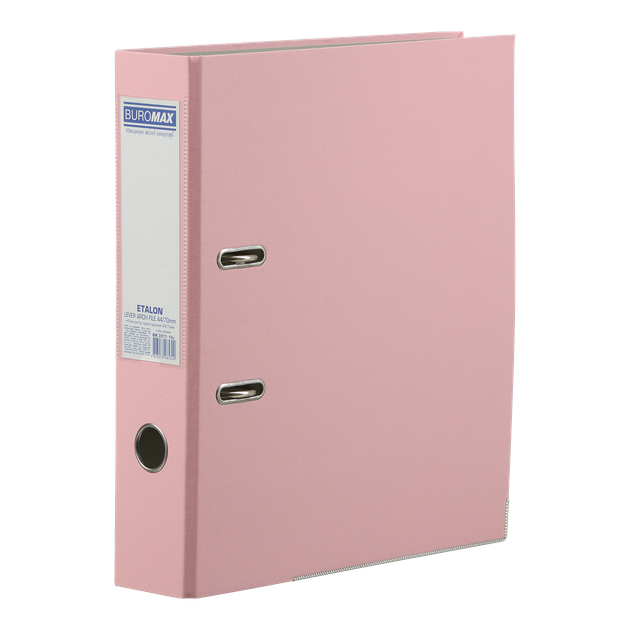 Папка-регистратор Buromax Etalon Pastel А4 70мм розовая (BM.3017-10c) - Фото 1 Папка-регистратор Buromax Etalon Pastel А4 70мм розовая (BM.3017-10c) - изображение 1