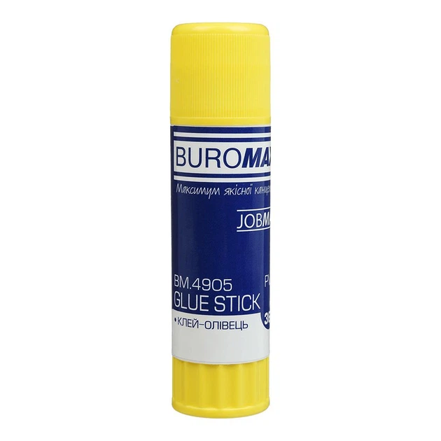 Клей-карандаш Buromax 36г (BM.4905) - Фото 1 Клей-карандаш Buromax 36г (BM.4905) - изображение 1